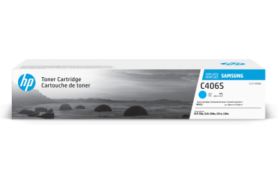 Samsung CLT-C406S Toner cyan authentique