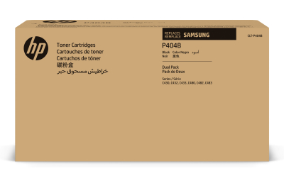 Samsung CLT-P404B Pack de 2 cartouches de toner noir authentiques