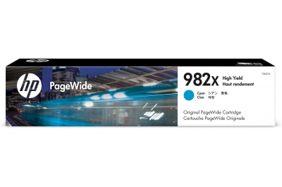 HP Cartouche d’encre cyan PageWide 982X grande capacité authentique