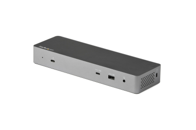 StarTech.com Thunderbolt 3 Dock w/ USB-C Host Compatibility - Dual 4K 60Hz DisplayPort 1.4 or Dual HDMI Monitors - Single 8K - TB3/USB-C Laptop Docking Station - 96W PD, 5xUSB - 10Gbps