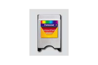 Transcend CompactFlash Adapter geheugenkaartlezer Zilver
