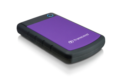 Transcend StoreJet 25H3P (USB 3.0), 2TB externe harde schijf 5400 RPM 2.5" Micro-USB B 3.2 Gen 1 (3.1 Gen 1) Zwart, Paars