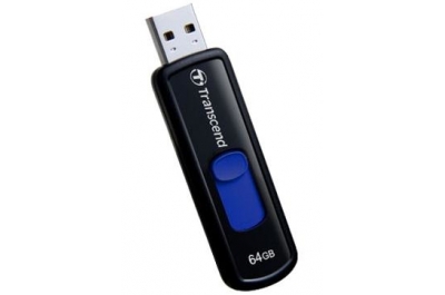 Transcend JetFlash elite JetFlash 760, 64GB USB flash drive USB Type-A 3.2 Gen 1 (3.1 Gen 1) Zwart, Blauw