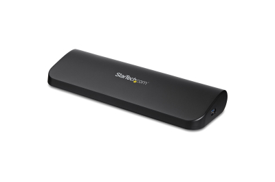 StarTech.com Dual Monitor USB 3.0 Laptop Docking Station met HDMI/DVI/VGA, 3x USB-A Hub, GbE, Audio, Universeel Type-A Dock voor Windows/macOS/ChromeOS, TAA Compliant