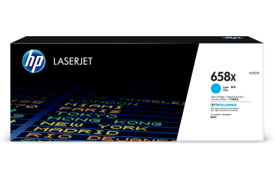 HP Toner cyan LaserJet 658X authentique grande capacité
