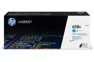 HP 658X originele high-capacity cyaan LaserJet tonercartridge