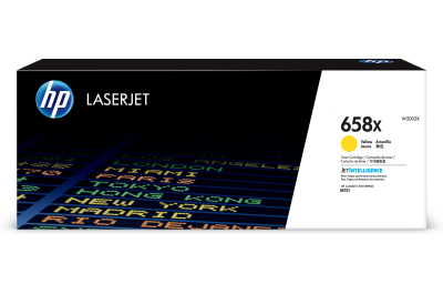 HP 658X originele high-capacity gele LaserJet tonercartridge
