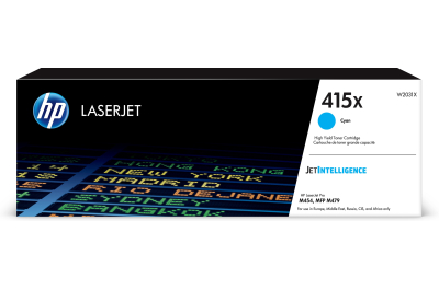 HP 415X originele high-capacity cyaan LaserJet tonercartridge