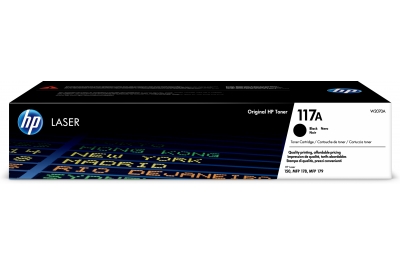 HP Cartouche de toner laser authentique 117A, noir