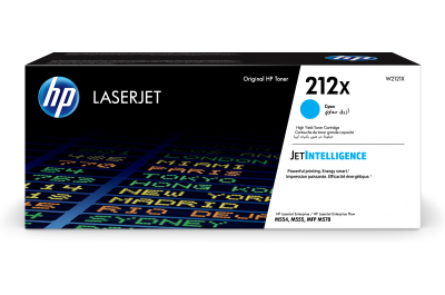 HP Toner LaserJet cyan grande capacité authentique 212X