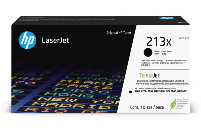 HP 213X originele high-capacity LaserJet-tonercartridge, zwart