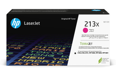 HP 213X originele high-capacity LaserJet-tonercartridge, magenta