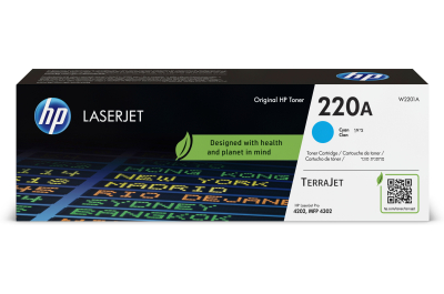 HP 220A originele LaserJet-tonercartridge, cyaan