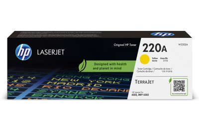 HP 220A originele LaserJet-tonercartridge, geel