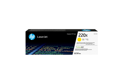 HP 220X originele LaserJet-tonercartridge, geel