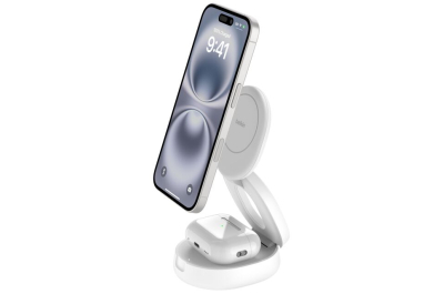 Belkin WIZ035kqWH Hoofdtelefoons, Smartphone Wit USB Draadloos opladen Snel opladen Binnen