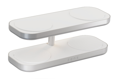 ZENS ZEQC01W/00 oplader voor mobiele apparatuur Hoofdtelefoons, Smartphone, Smartwatch Wit AC Draadloos opladen Snel opladen Binnen